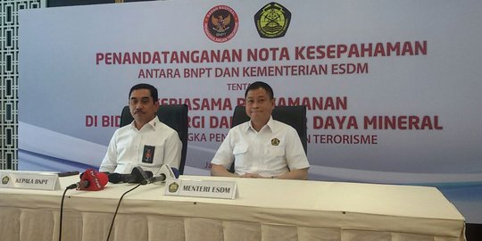 Takut diambil teroris, ESDM gandeng BNPT pertahankan aset migas