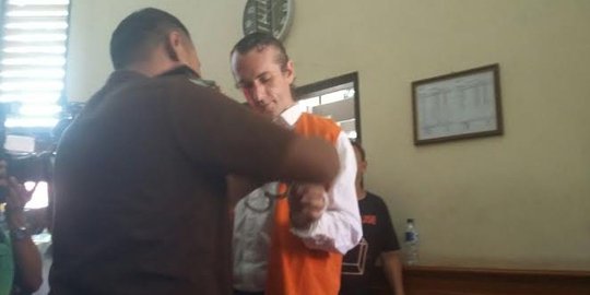 David, bule Inggris pembunuh polisi di Kuta divonis 6 tahun penjara