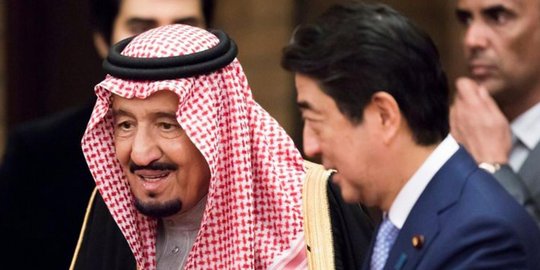 Di Jepang, Raja Salman bawa 2 eskalator emas dan 100 limosin