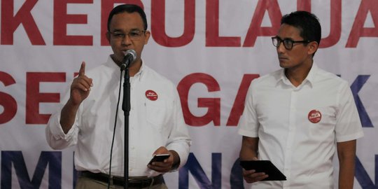 Anies soal Sandi dipolisikan: Yang begini jangan kaget bermunculan