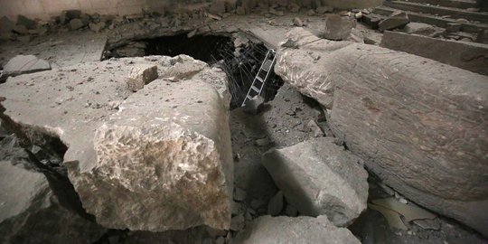 Meratapi ribuan benda bersejarah di Museum Mosul usai dirusak ISIS