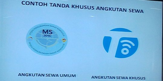 Kemenhub beri tanda pembeda antara taksi online dan konvensional