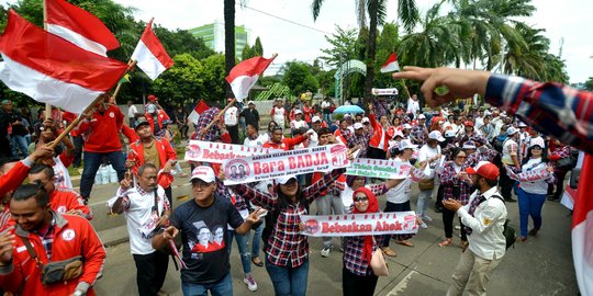 Polisi amankan 2 orang diduga penyusup dalam aksi pro & kontra Ahok