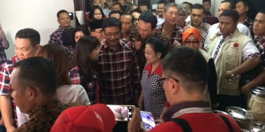 Megawati tak ingin Ahok-Djarot bernasib sama dengannya