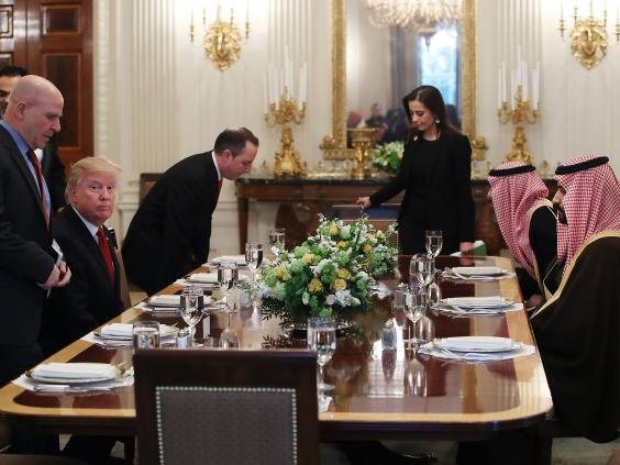 putra mahkota saudi temui presiden trump