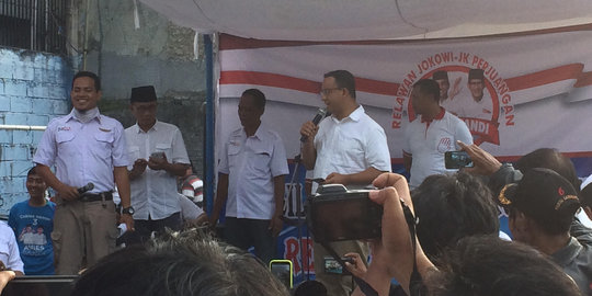 Relawan 'Jokowi-JK Perjuangan' dukung Anies-Sandi di putaran dua