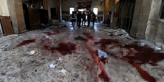 Bom bunuh diri bikin gedung pengadilan di Suriah banjir darah