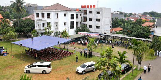 Persiapan pemakaman KH Hasyim Muzadi