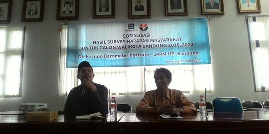 Farhan dan Ricky Subagja muncul dalam survei calon Wali Kota Bandung