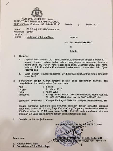 Contoh Surat Laporan Polisi Tentang Pencemaran Nama Baik Audit Kinerja Hot Sex Picture 3552