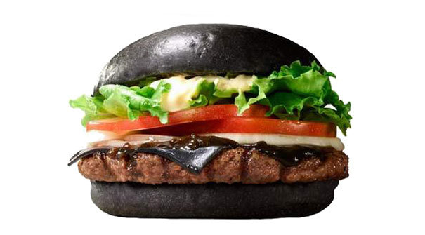 burger warna hitam