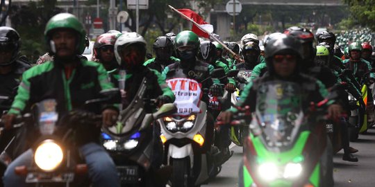 Hindari sweeping dan bentrok, ojek online di Depok tak pakai seragam