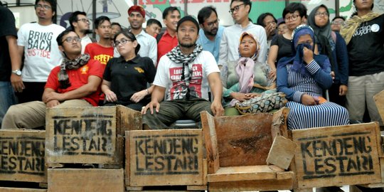 'Kepulangan' Bu Patmi tumbuhkan bunga perlawanan petani Kendeng