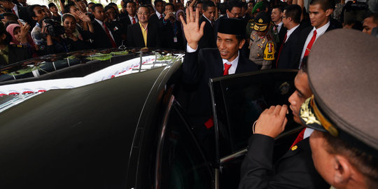 Menengok kondisi mobil kepresidenan yang dipakai Jokowi