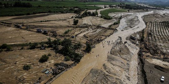 Yang tersisa dari bencana dahsyat di Peru