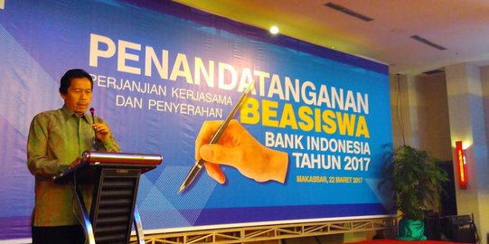 2017, BI Sulsel rogoh Rp 400 juta sebar beasiswa ke 90 mahasiswa