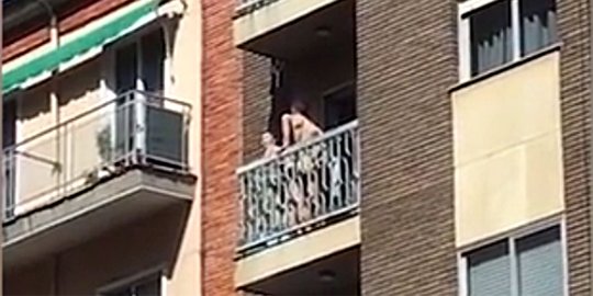 Televisi nasional tayangkan video sejoli bercinta di balkon