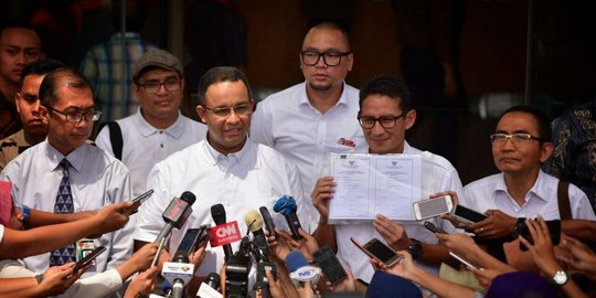 Ke DPR, Anies-Sandiaga bicara soal program untuk perempuan