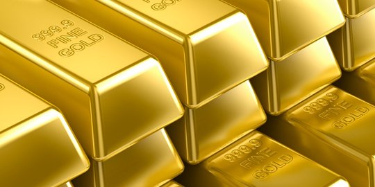 Harga emas naik Rp 2.000 ke posisi Rp 589.000 per gram
