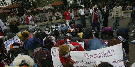 Demo, karyawan Freeport ancam tutup kantor pemerintahan Papua