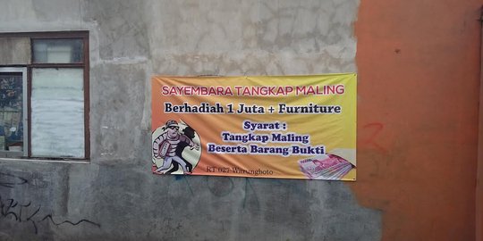 Warga Umbulharjo buat sayembara tangkap maling berhadiah Rp 1 juta