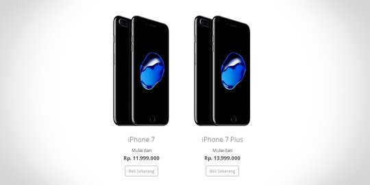 Ini harga iPhone 7 dan iPhone 7 Plus dari iBox!