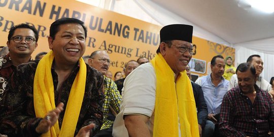 Setnov: Karena Agung Laksono, saya bisa jadi Ketum Golkar