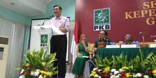 Pesan Luhut soal Pilgub DKI: PKB pintar-pintarlah bermain