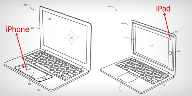 paten apple yang buat iphone jadi otak macbook