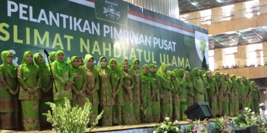 Menteri Puan Maharani hadiri pelantikan pengurus Muslimat NU