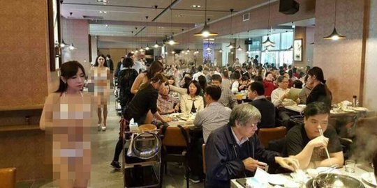Restoran ini kerahkan pelayan berbikini demi tarik pelanggan
