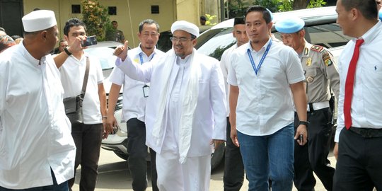 Apa kabar kasus dugaan penghinaan Pancasila Rizieq Syihab?