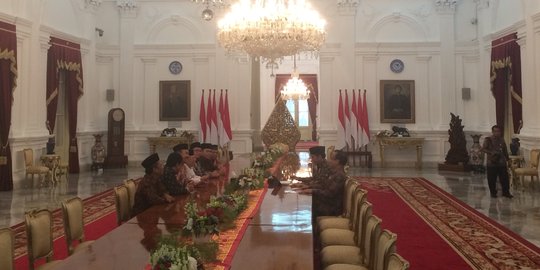 Di tengah aksi 313, Ketua MUI tiba-tiba temui Jokowi di Istana