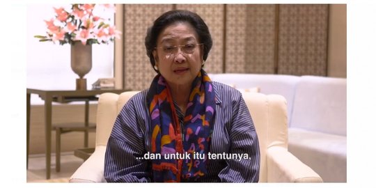 Lewat video, Megawati ingatkan semua pihak hentikan isu SARA