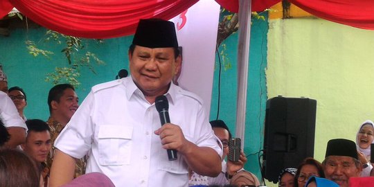 Prabowo minta pendukung Anies-Sandi tak lakukan makar