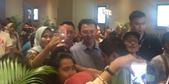 Usai nobar bareng artis di Kokas, Ahok buru-buru ke rumah Setnov