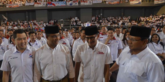 Pesan Prabowo ke Anies-Sandi: Jujur dan jangan khianati rakyat