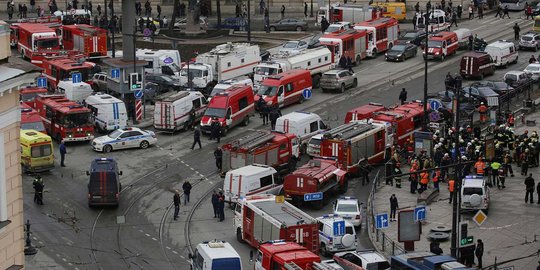 Rusia diteror bom, Trump ungkapkan bela sungkawa & dukungan dari AS