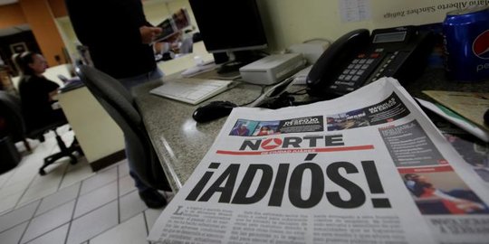 Koran Meksiko tutup karena jurnalisnya banyak dibunuh kartel narkoba
