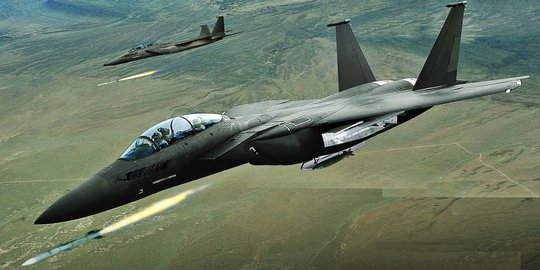 Jet tempur F-15 Amerika jatuh di dekat Washington