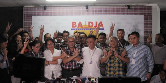 Dana patungan kampanye Ahok-Djarot melebihi target