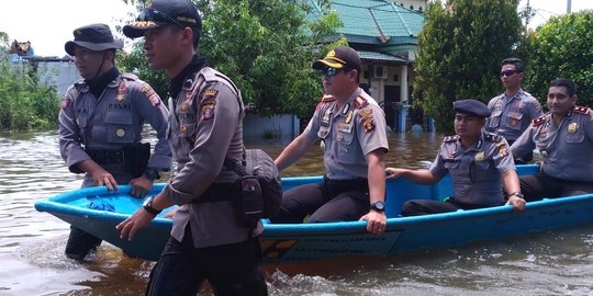 Cegah kriminalitas, 100 polisi dikerahkan ke lokasi banjir Samarinda