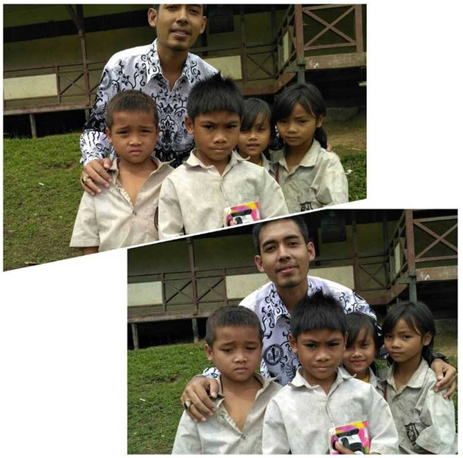  Jalan panjang antarkan bantuan Jokowi untuk anak SD 