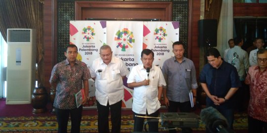 Akhir tahun ini, JK pastikan seluruh fasilitas Asian Games rampung