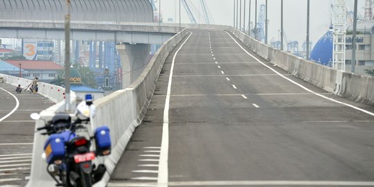 Proyek kelar, Jokowi diharap segera resmikan tol akses Tanjung Priok