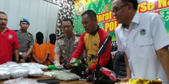 Bandar narkoba 39 Kg di Bengkalis ditangkap, 2 jet ski disita