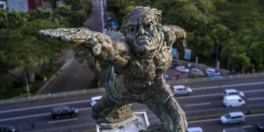 Ketika foto wajah patung Pancoran jawab rasa penasaran