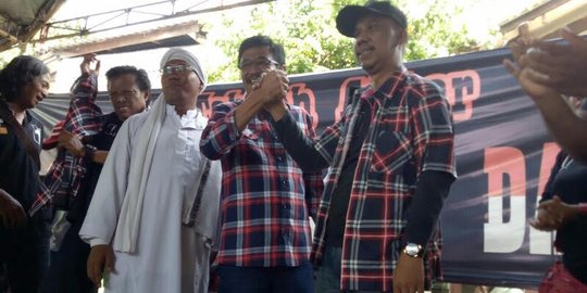 Didukung relawan Agus-Sylvi, Djarot minta dipercaya lima tahun lagi