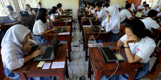 Hanya 15 sekolah di Banda Aceh yang ujian nasional gunakan komputer