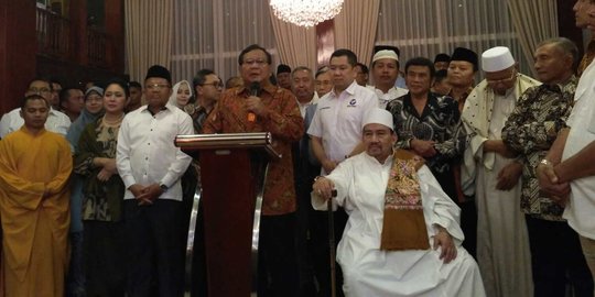 Prabowo ngaku juga undang SBY makan malam tapi tak datang